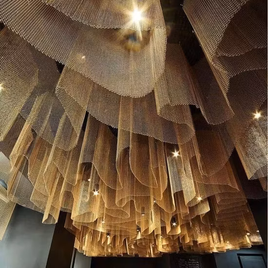 Metal Screen Fine Mesh Fabric for Interior Cabinet Decoration